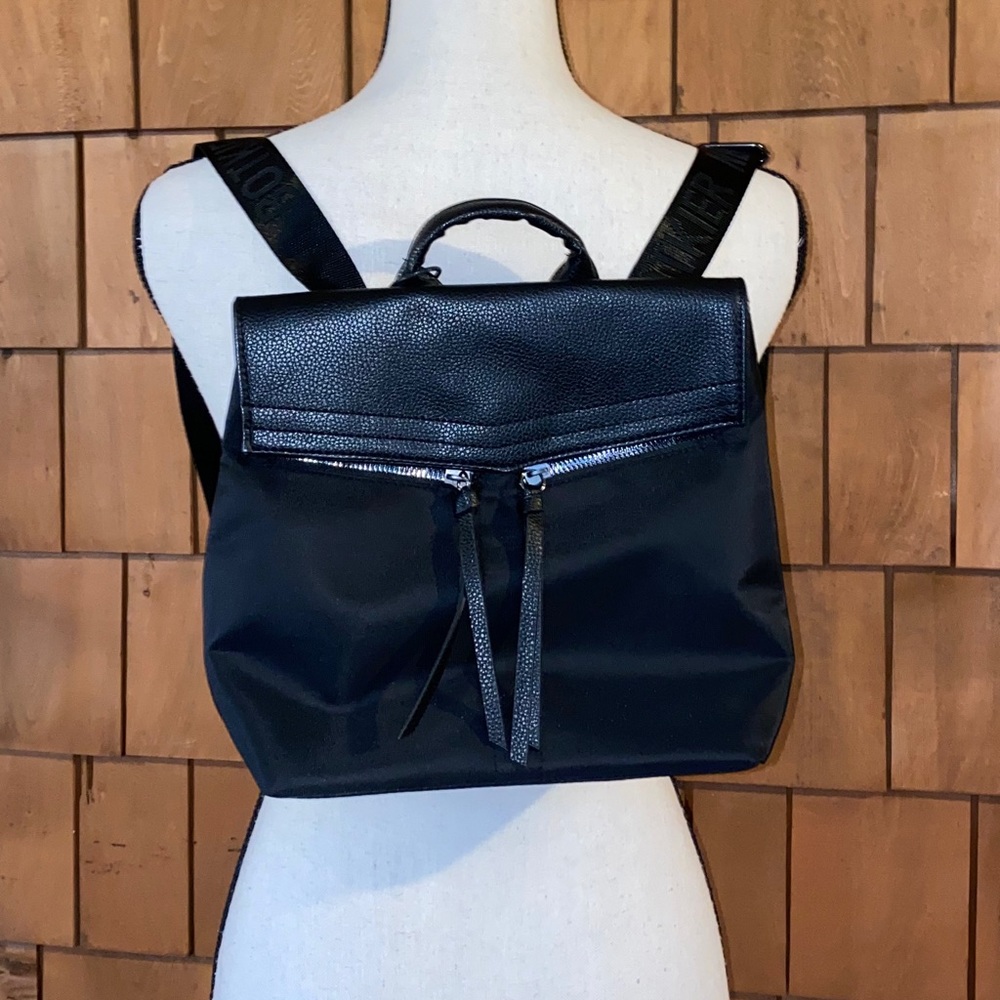 NWT Botkier black Trigger Mini nylon backpack